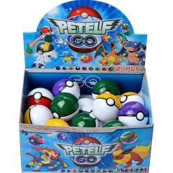 24Er Set Pokebälle (Ca. 5Cm) Rot Oder Farben Gemischt