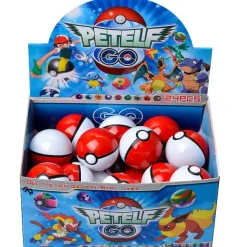 24Er Set Pokebälle (Ca. 5Cm) Rot Oder Farben Gemischt