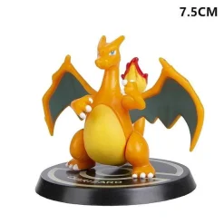 6Er Set Pokemon Figuren: Pikachu, Glurak, Turtok, Mewtwo Und Bisaflor