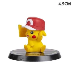 6Er Set Pokemon Figuren: Pikachu, Glurak, Turtok, Mewtwo Und Bisaflor