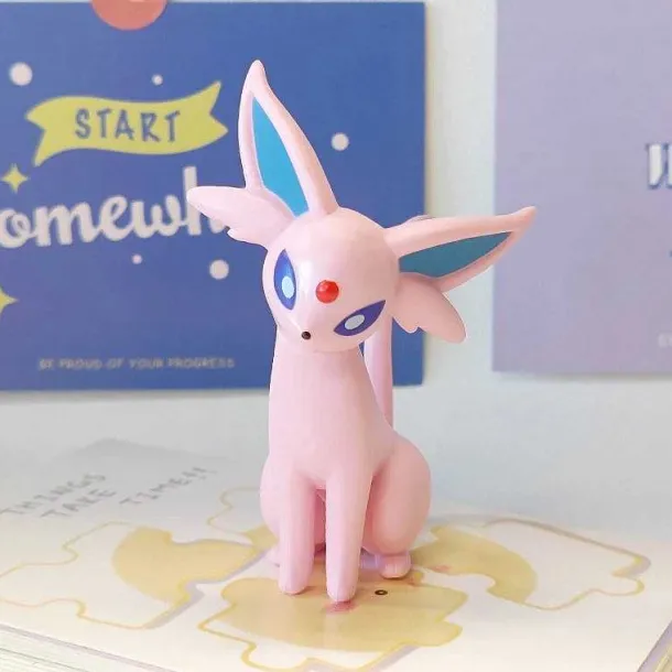 7Er Set Pokemon Figuren Pikachu Lucario Jolteon Espeon Psyduck