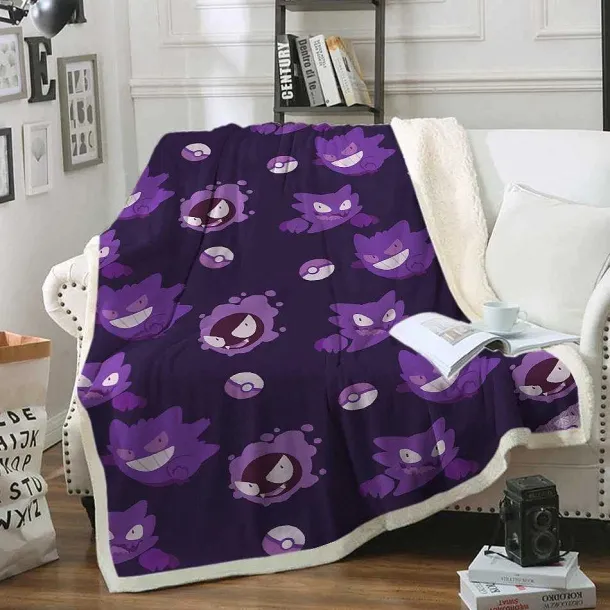 Flauschige Pokemon Flanell Decke