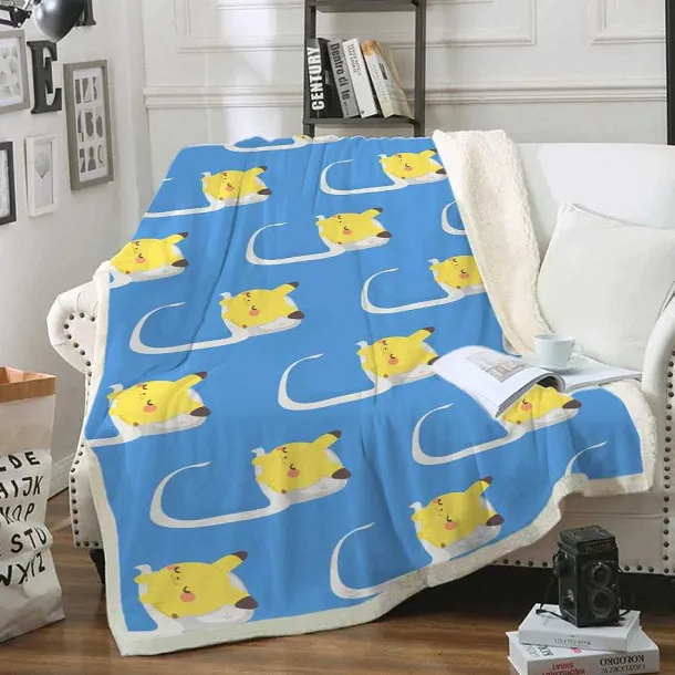 Flauschige Pokemon Flanell Decke