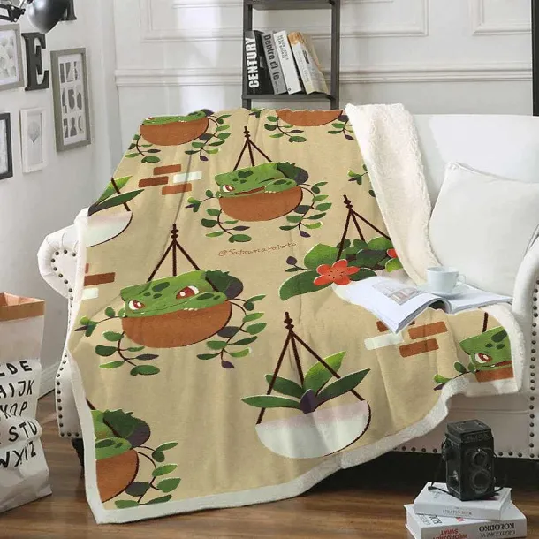 Flauschige Pokemon Flanell Decke