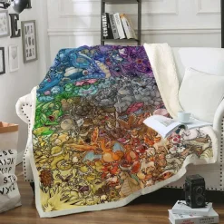 Flauschige Pokemon Flanell Decke