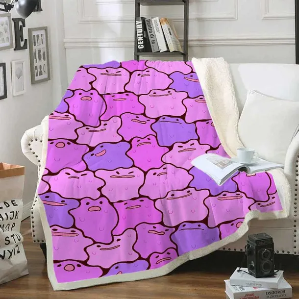 Flauschige Pokemon Flanell Decke