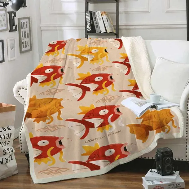 Flauschige Pokemon Flanell Decke