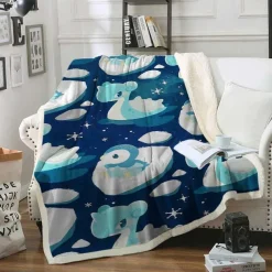 Flauschige Pokemon Flanell Decke