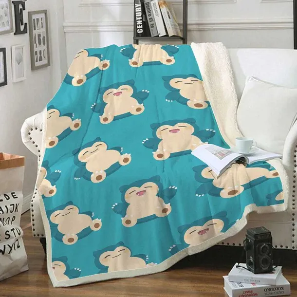 Flauschige Pokemon Flanell Decke