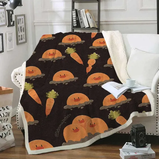 Flauschige Pokemon Flanell Decke