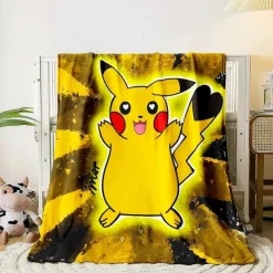 Flauschige Weiche Decken Mit Pikachu Und Evoli Motiven