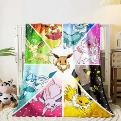 Flauschige Weiche Decken Mit Pikachu Und Evoli Motiven