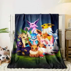 Flauschige Weiche Decken Mit Pikachu Und Evoli Motiven