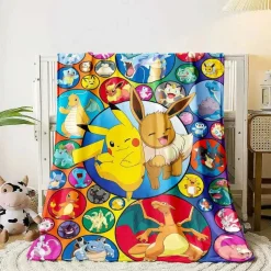 Flauschige Weiche Decken Mit Pikachu Und Evoli Motiven