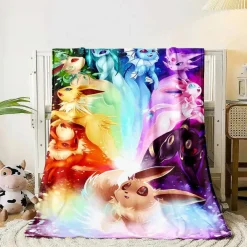 Flauschige Weiche Decken Mit Pikachu Und Evoli Motiven