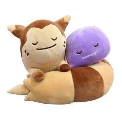 Furret / Wiesenior Mit Ditto Pluschtier (Ca. 30Cm)