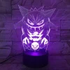 Gengar Nachttischlampe Mit Magischen Farbwechsel Und 3D Pokemon Lampe