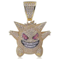 Gengar Pokemon Hip Hop Halskette
