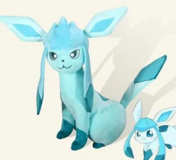 Glaziola / Glaceon Im Neuen Look - Pokemon Kuscheltier (Ca. 30Cm)