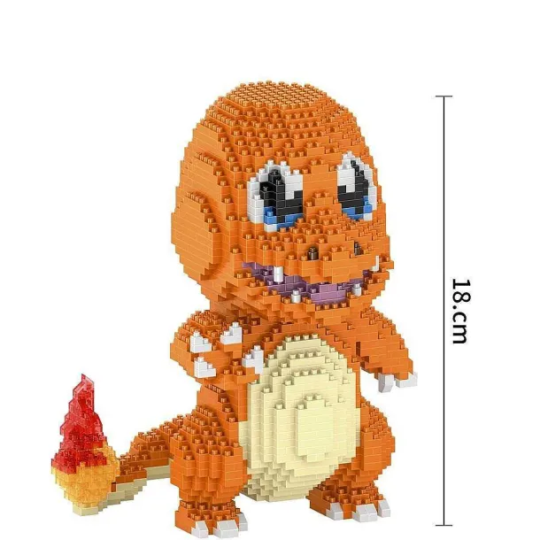 Glumanda / Charmander Pokemon Baustein Set