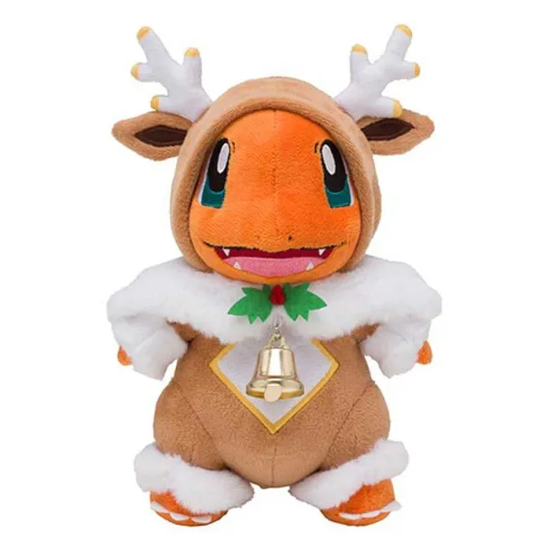 Glumanda Charmander Stofftier Cosplay Weihnachts Edition (Ca. 24Cm)