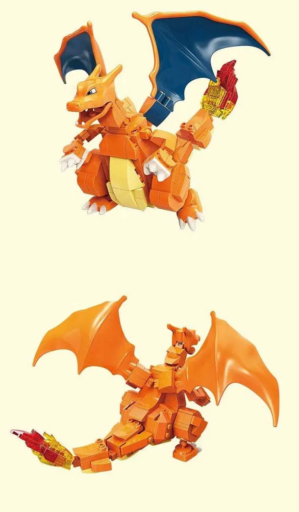 Glurak Charizard Baustein Set