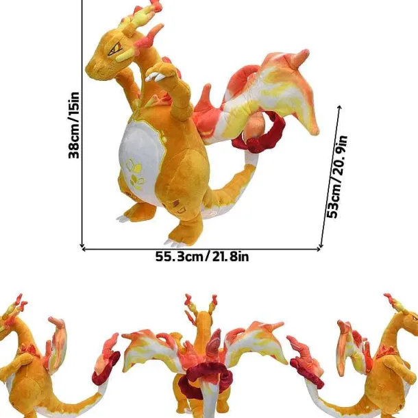 Glurak Plusch Pokemon In Verschiedenen Formen, Mega Y, Mega X, Schillernd Uvm.
