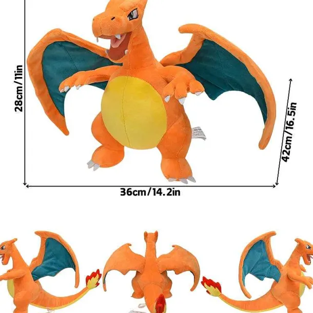 Glurak Plusch Pokemon In Verschiedenen Formen, Mega Y, Mega X, Schillernd Uvm.