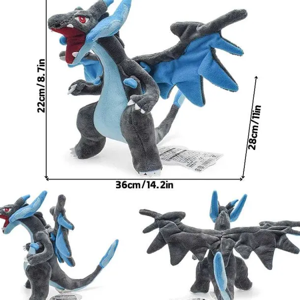 Glurak Plusch Pokemon In Verschiedenen Formen, Mega Y, Mega X, Schillernd Uvm.