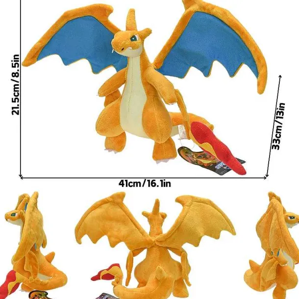 Glurak Plusch Pokemon In Verschiedenen Formen, Mega Y, Mega X, Schillernd Uvm.