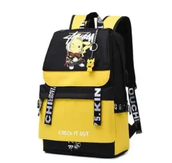 Groser Pokemon Schulrucksack Mit Usb Ladebuchse Im Pikachu Look