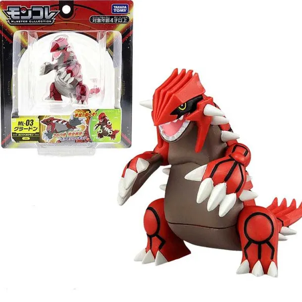 Groudon Pokemon Figur