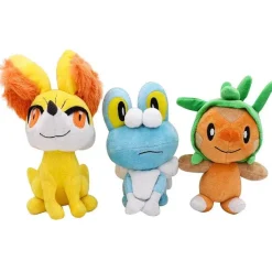 Igamaro / Chespin, Fynx / Fennekin Oder Froxy / Froakie Pokemon Stofftier (Ca. 17-24Cm)