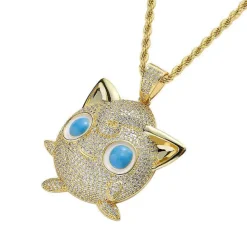 Jigglypuff Pummeluff Halskette Hip Hop Style Pokemon