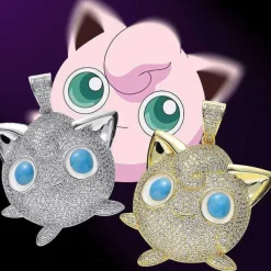 Jigglypuff Pummeluff Halskette Hip Hop Style Pokemon
