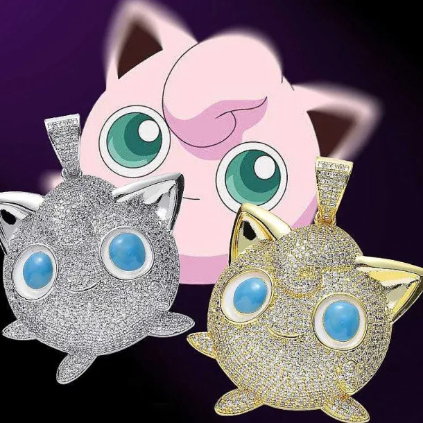 Jigglypuff Pummeluff Halskette Hip Hop Style Pokemon