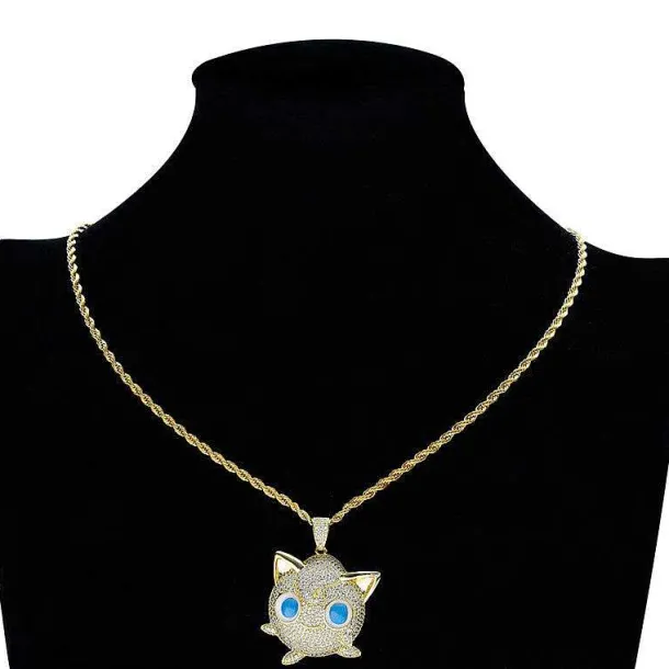 Jigglypuff Pummeluff Halskette Hip Hop Style Pokemon