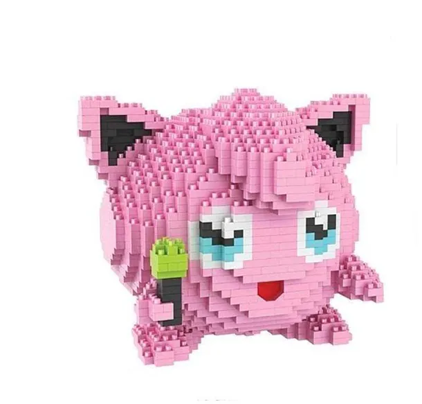 Jigglypuff / Pummeluff Pokemon Baustein Set (1605 Teile)