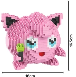 Jigglypuff / Pummeluff Pokemon Baustein Set (1605 Teile)