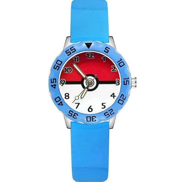 Kinder Armbanduhr Mit Pikachu Oder Poke Ball Motiven