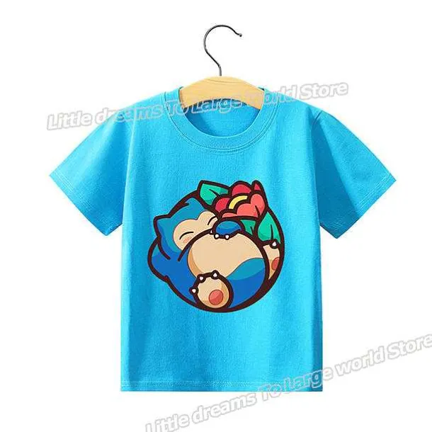Kinder T-Shirts Mit Niedlichen Pokemon Oder Pikachu Motiven