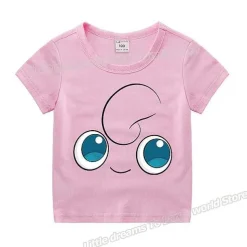 Kinder T-Shirts Mit Niedlichen Pokemon Oder Pikachu Motiven