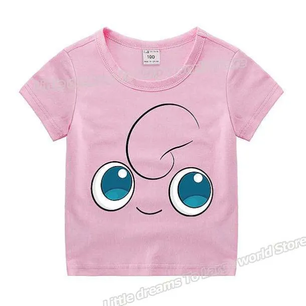 Kinder T-Shirts Mit Niedlichen Pokemon Oder Pikachu Motiven