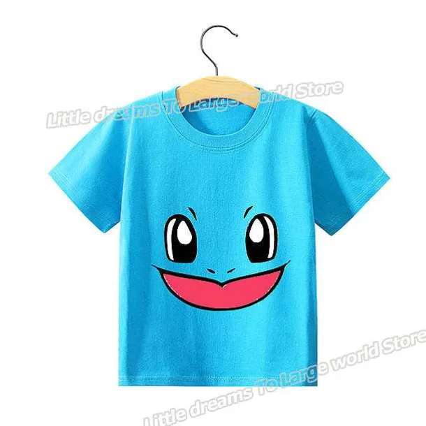 Kinder T-Shirts Mit Niedlichen Pokemon Oder Pikachu Motiven