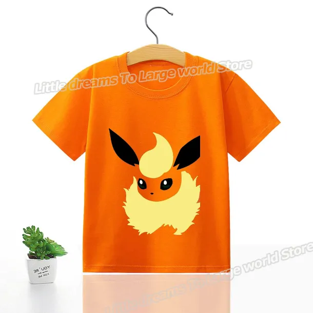 Kinder T-Shirts Mit Niedlichen Pokemon Oder Pikachu Motiven