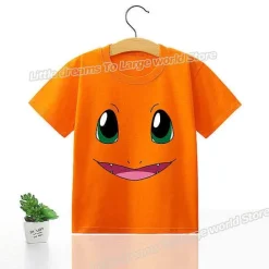 Kinder T-Shirts Mit Niedlichen Pokemon Oder Pikachu Motiven