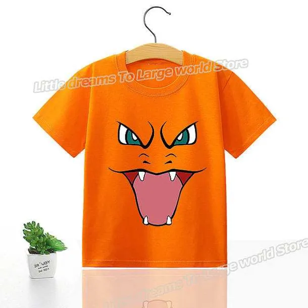 Kinder T-Shirts Mit Niedlichen Pokemon Oder Pikachu Motiven