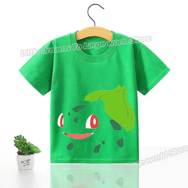 Kinder T-Shirts Mit Niedlichen Pokemon Oder Pikachu Motiven
