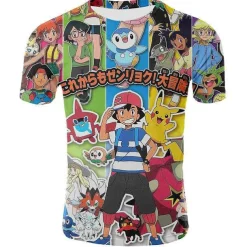 Kinder T Shirts Pokemon Und Pikachu Motive
