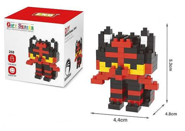 Klemm-Baustein Figuren - Feurigel, Endivie, Karnimani, Ho-Oh, Bauz, Robball Oder Flamiau
